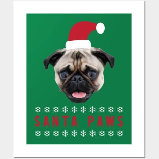 Santa Paws Posters and Art